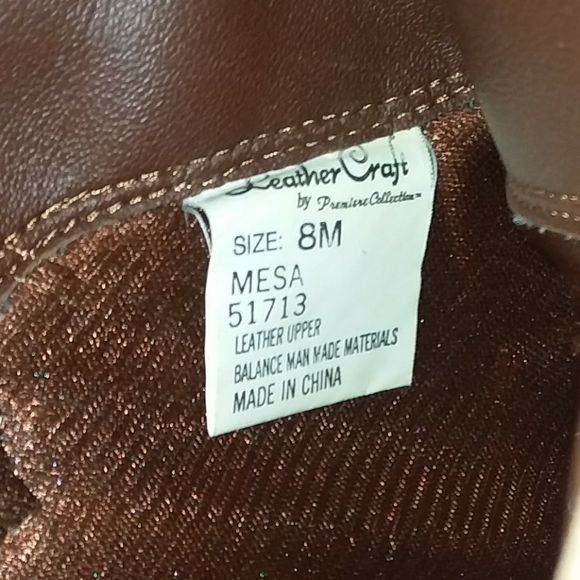 Leather Craft mid-calf boots - Picture 6 of 7